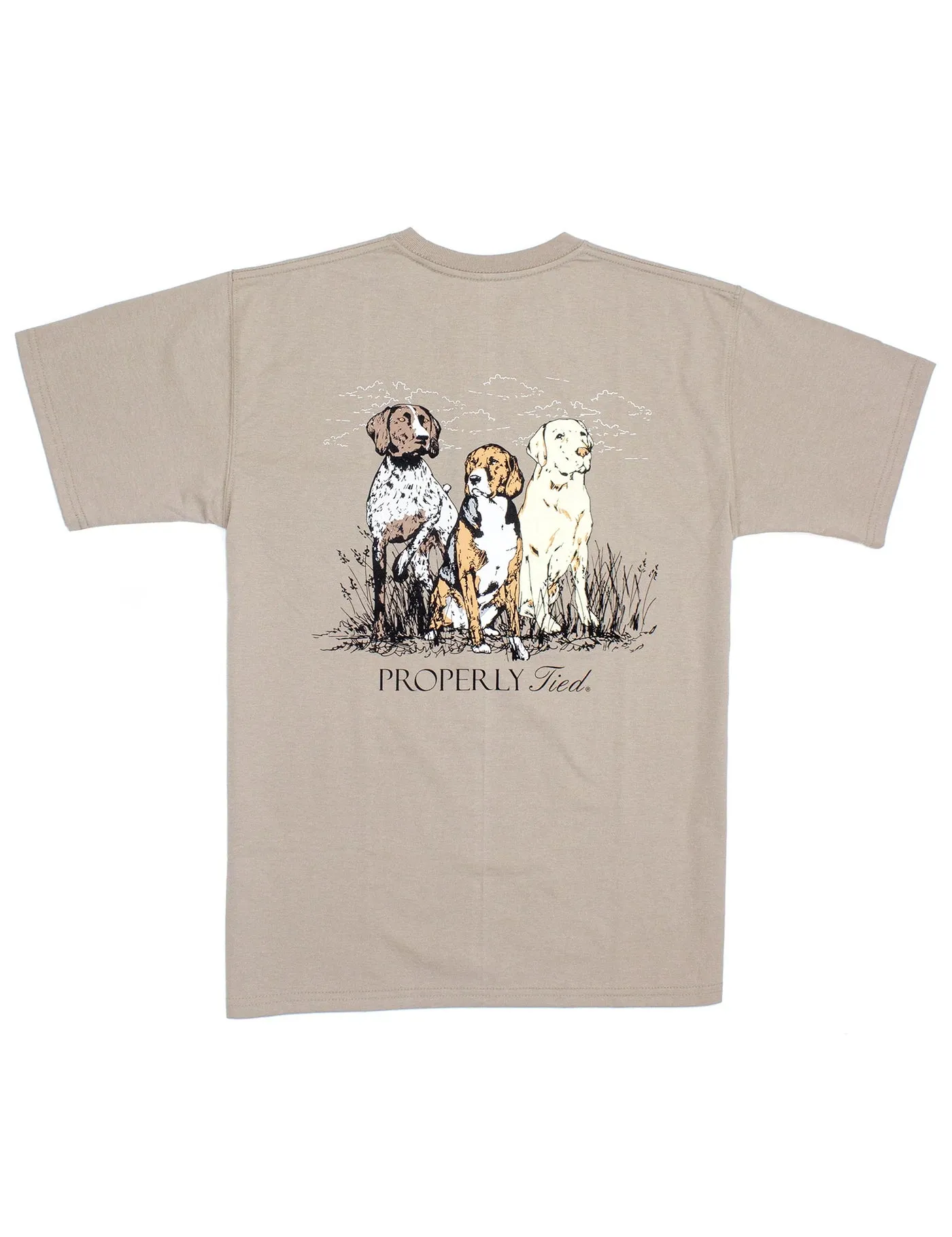 Properly Tied Triple Dog Tee - Sand