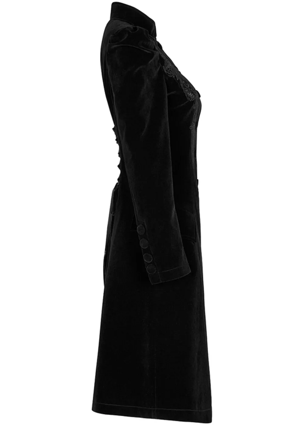 Punk Rave Selene Velvet Jas Zwart