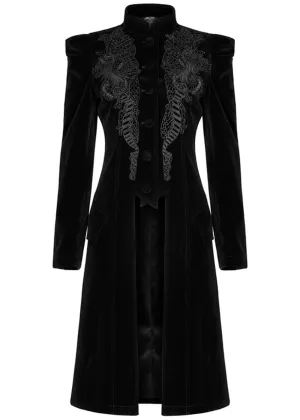 Punk Rave Selene Velvet Jas Zwart