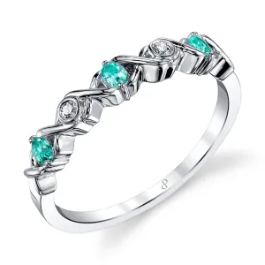 Pure Genius - 18K White Gold Natural Paraiba Tourmaline Ring