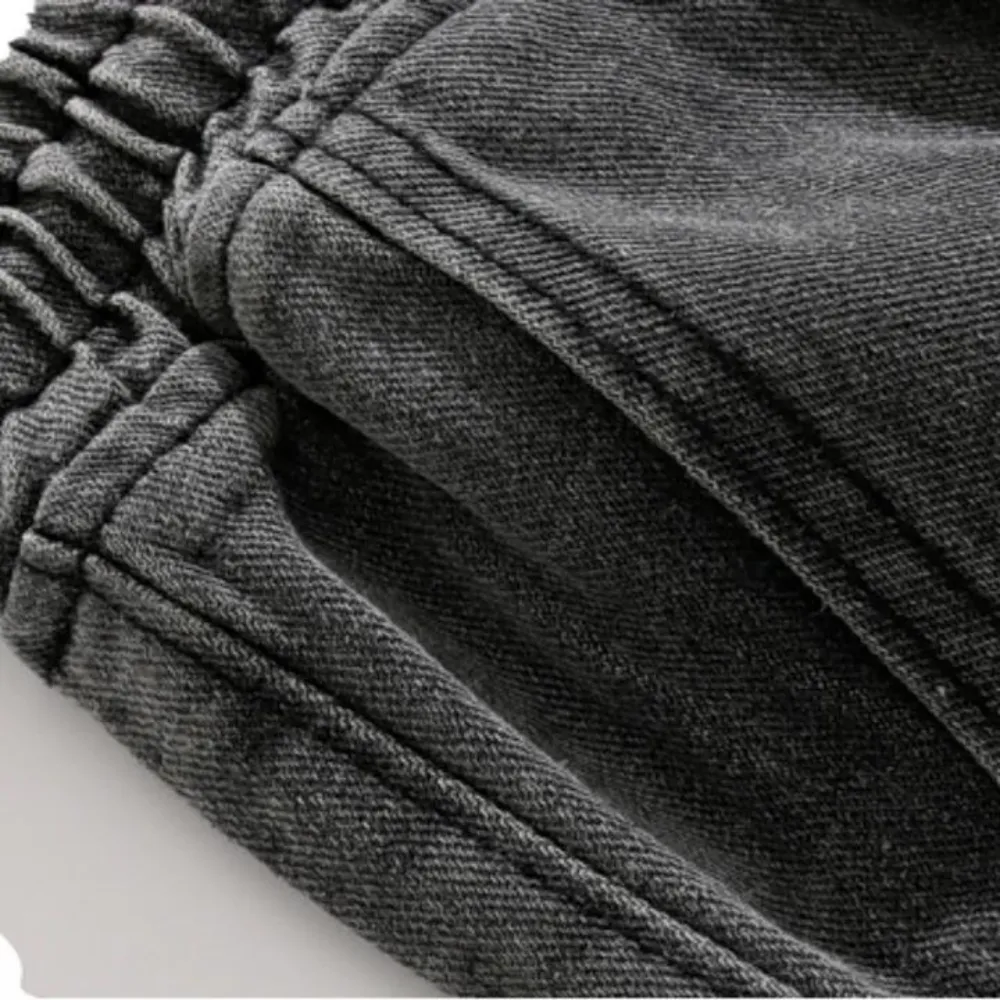 "Urban Cross Embroidery Denim" Shorts