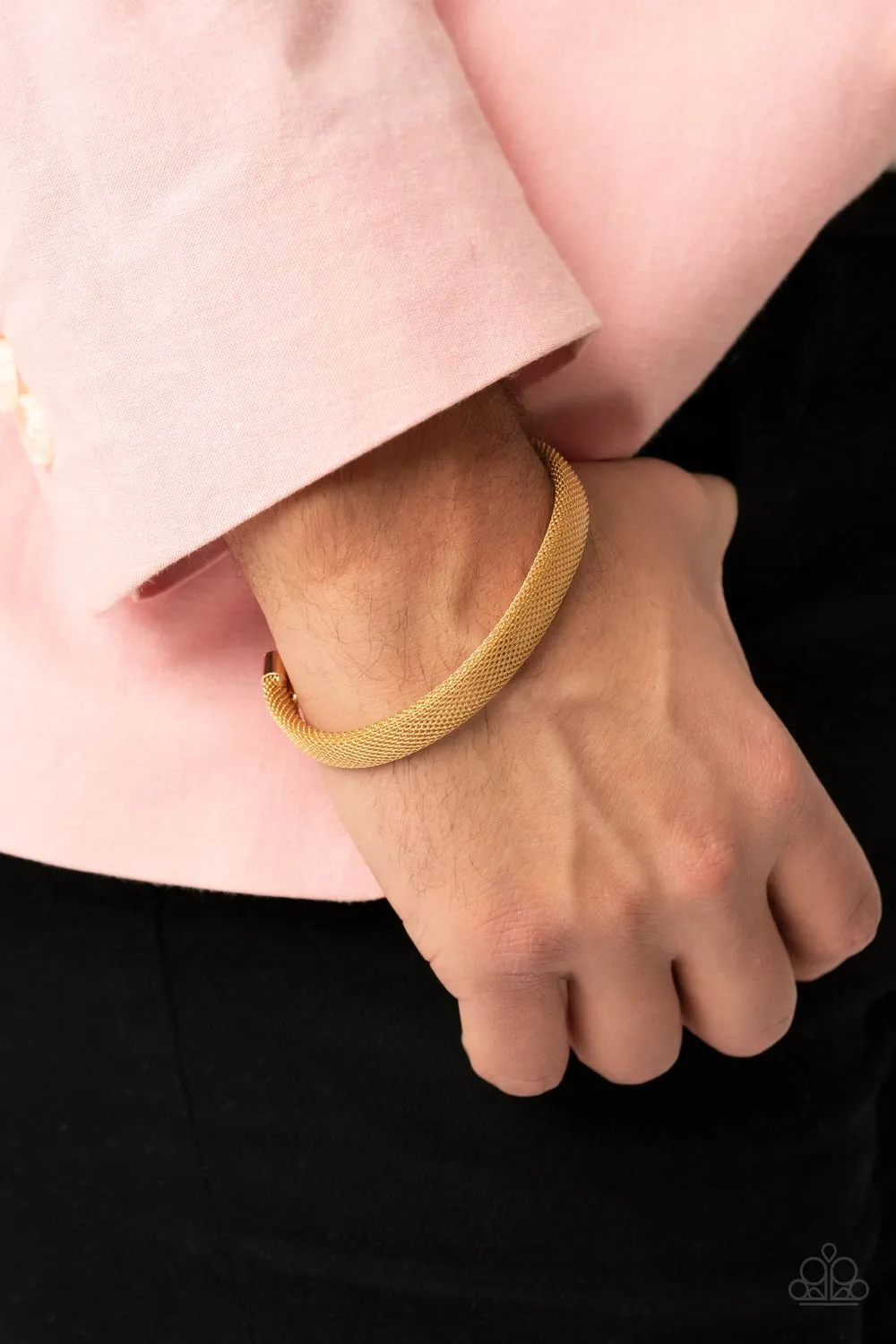 Ready, Willing, and CABLE - Gold Bracelet