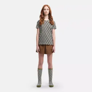 Regatta Orla Kiely Cotton Short Sleeve Tee - Stem In Vase Black