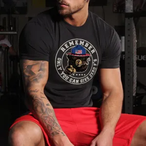 Remember Only You Can Give Zero F's Printed Men's T-shirt