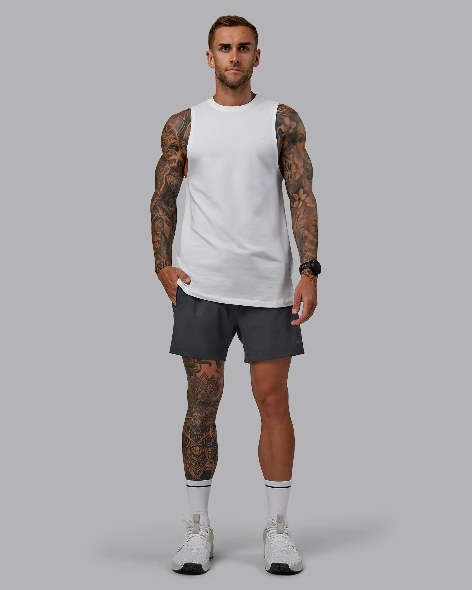 Rep Lined Performance Short 5" - Dark Storm
