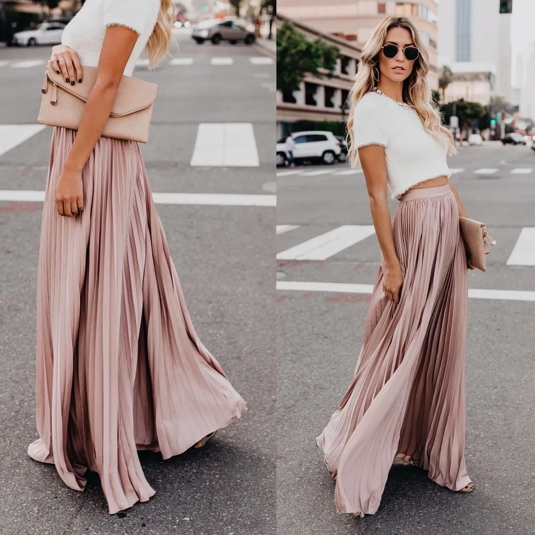Retro Pleated Skirt