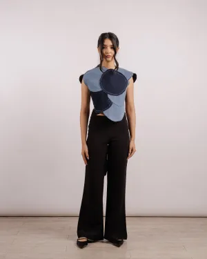 Reversible Denim Bubble Armor Vest