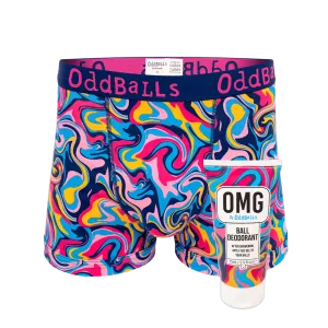 Ripple - Mens Boxer Shorts & Ball Deodorant Bundle