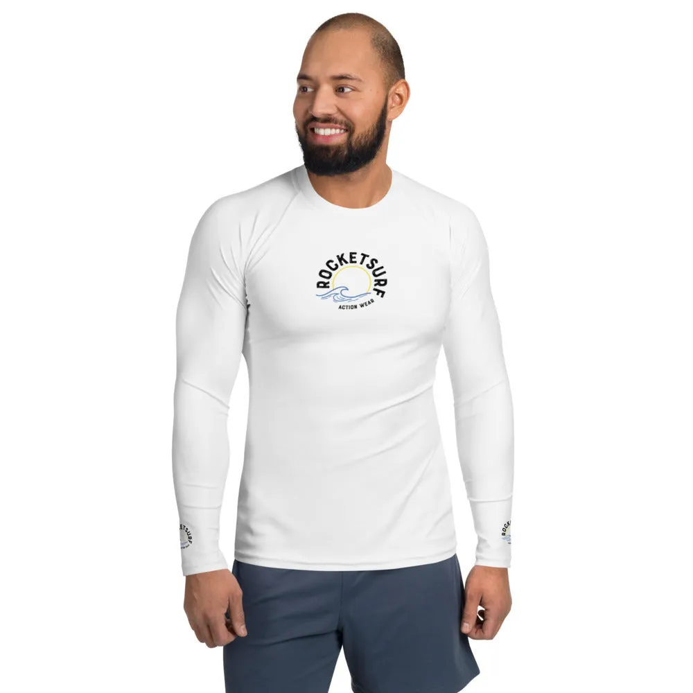 RocketSurf Men's Rash Guard - White
