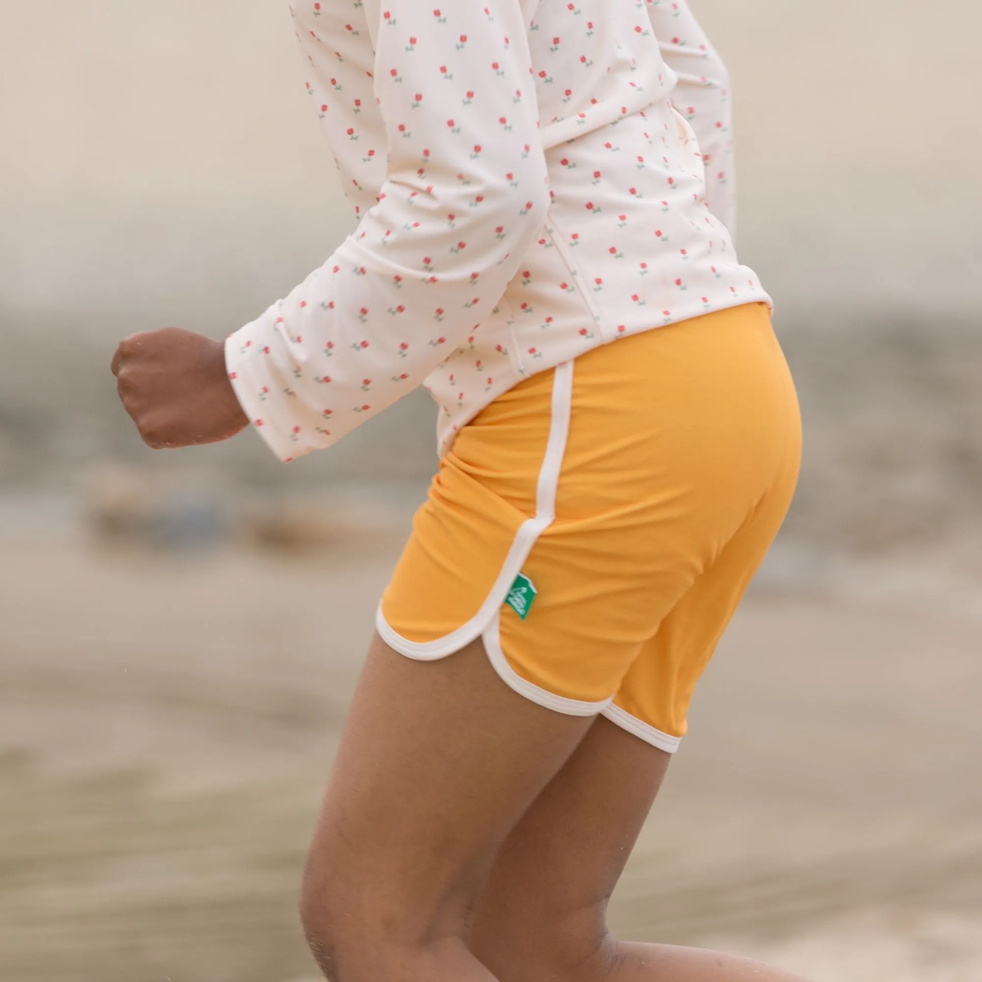 Rose Flowers UPF 50  Sunsafe Long Sleeve Rash Vest
