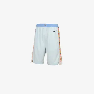 San Antonio Spurs City Edition Youth Swingman Shorts - Glacier Blue