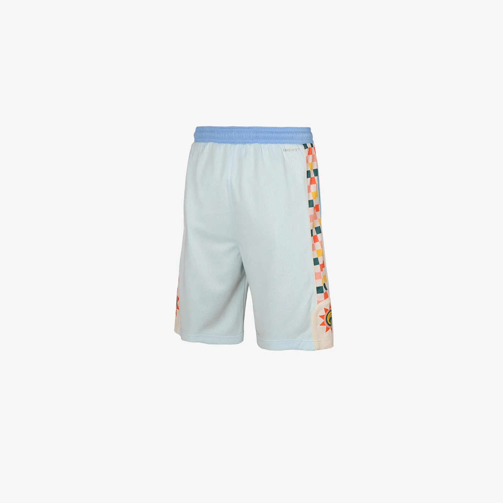 San Antonio Spurs City Edition Youth Swingman Shorts - Glacier Blue