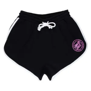 Santa Cruz Womens Shorts Check Outline Ringed Dot Short - Black / White