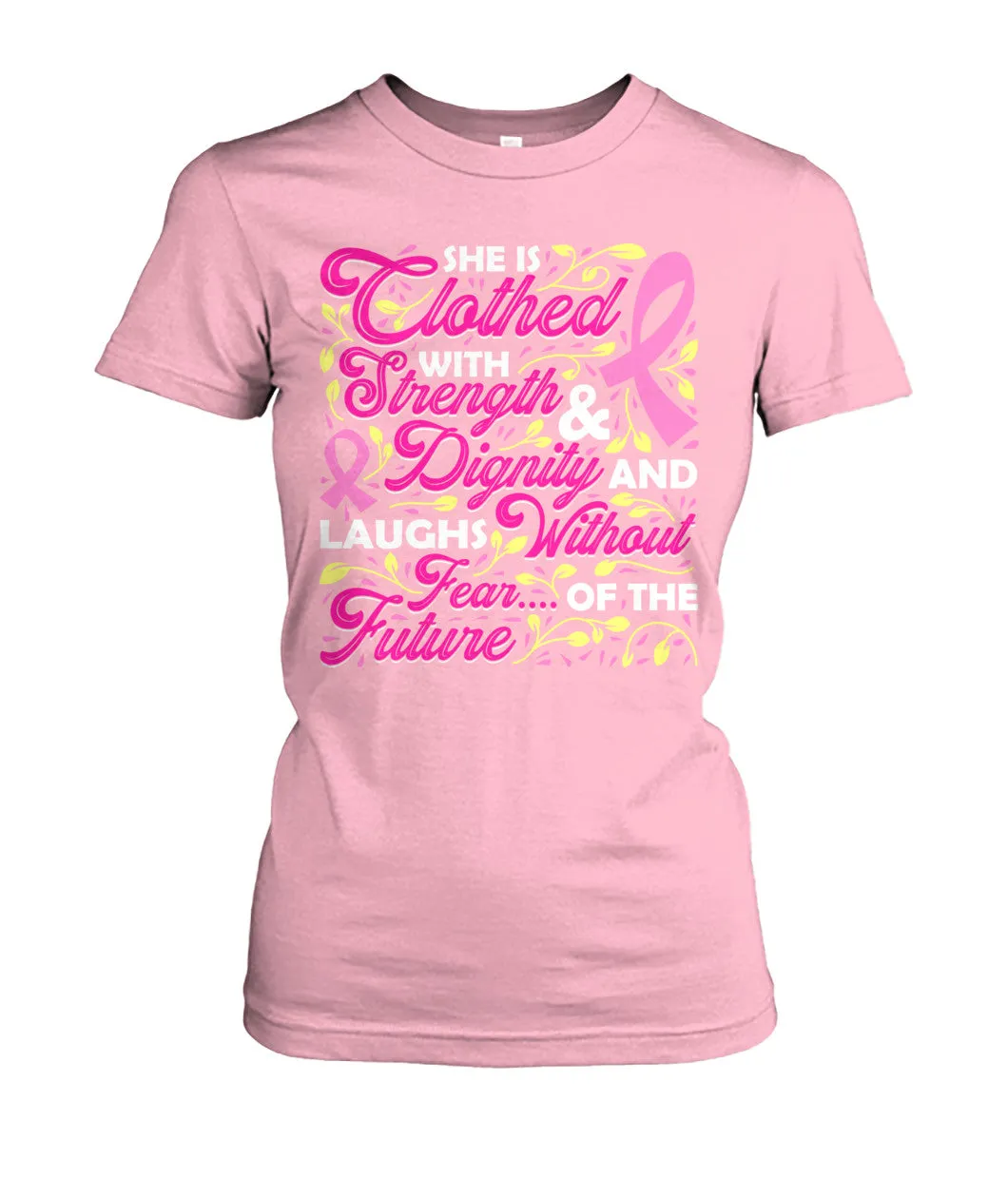 She is Clothed with Strength and Dignity Shirts and Long Sleeves