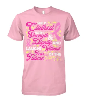 She is Clothed with Strength and Dignity Shirts and Long Sleeves