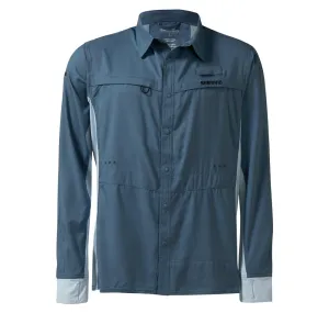 Shimano Pro Stretch Vented Fishing Shirt Navy
