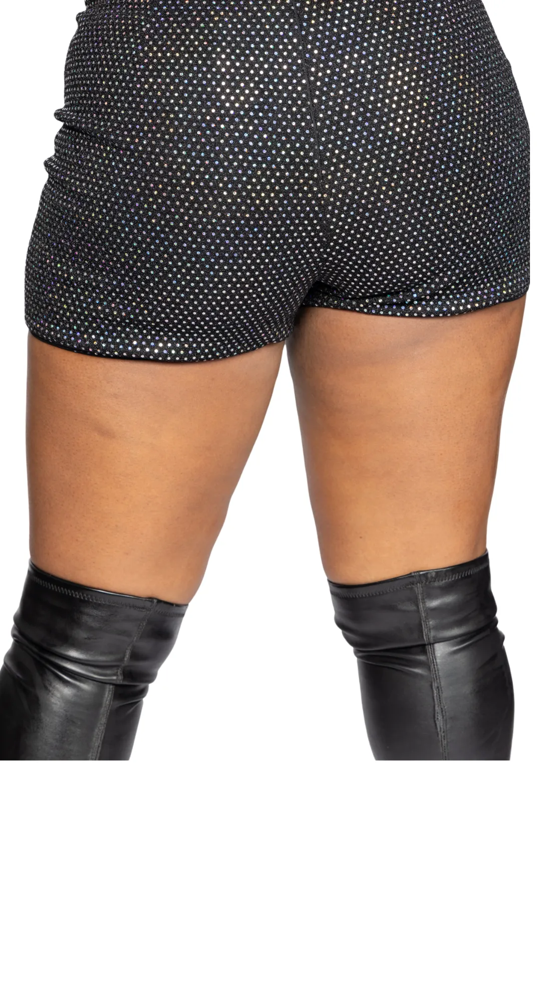 Shimmer Chic Metallic Shorts
