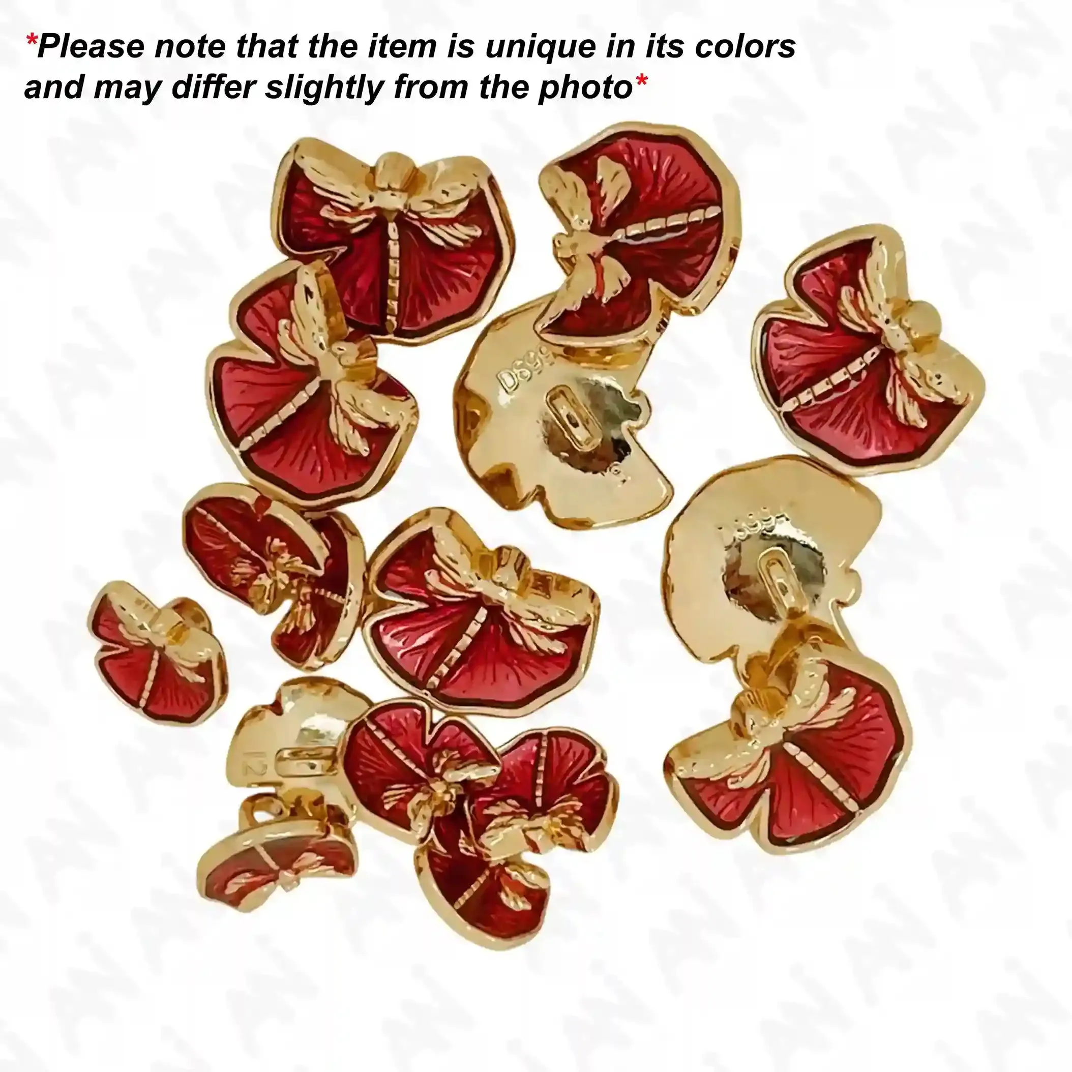 Shiny Gold 12mm & 18mm Shirt Buttons