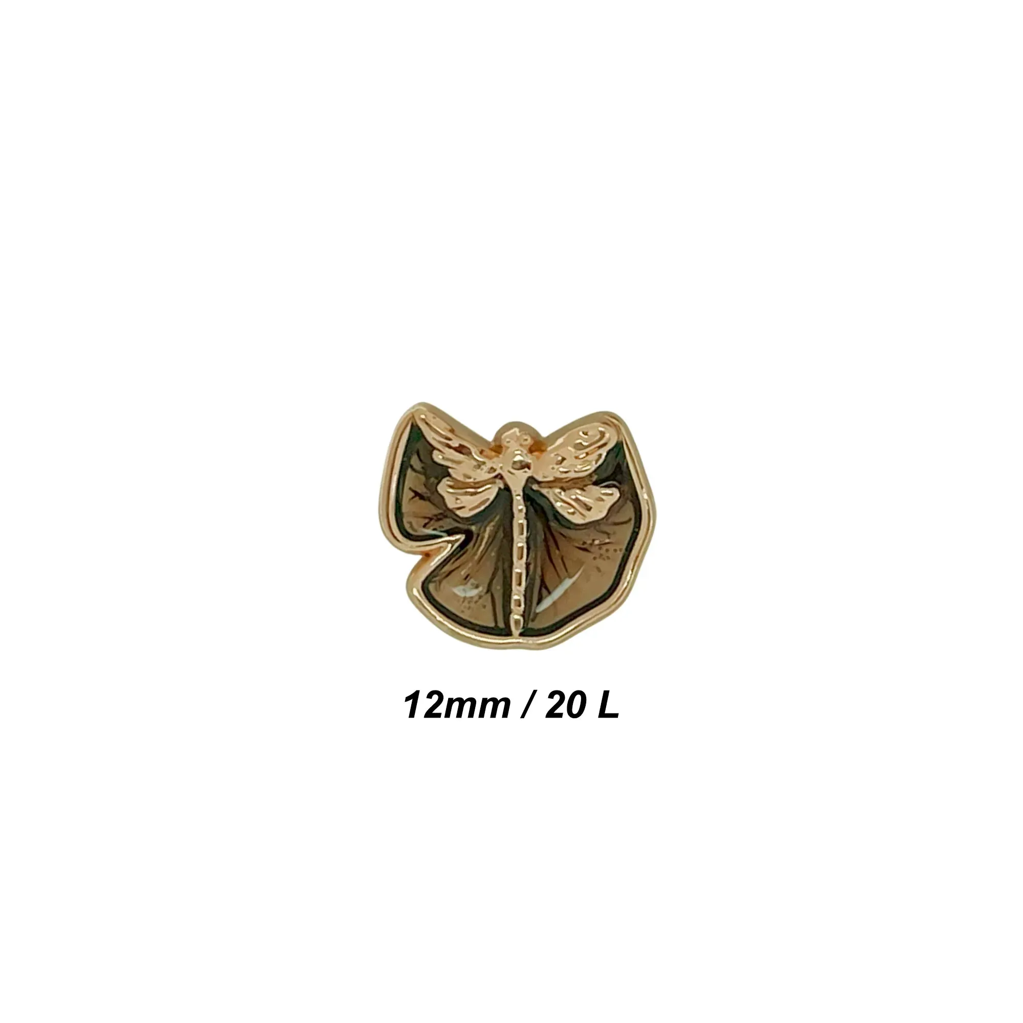 Shiny Gold 12mm & 18mm Shirt Buttons