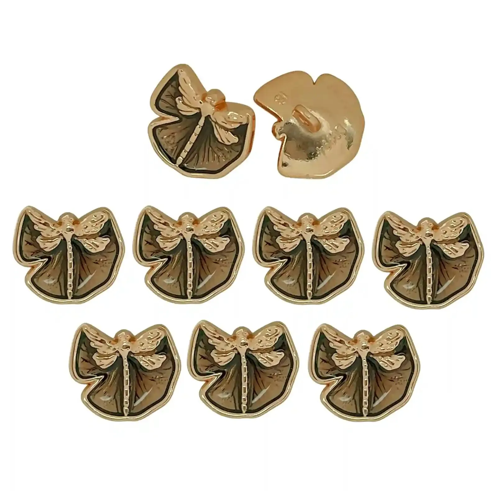 Shiny Gold 12mm & 18mm Shirt Buttons