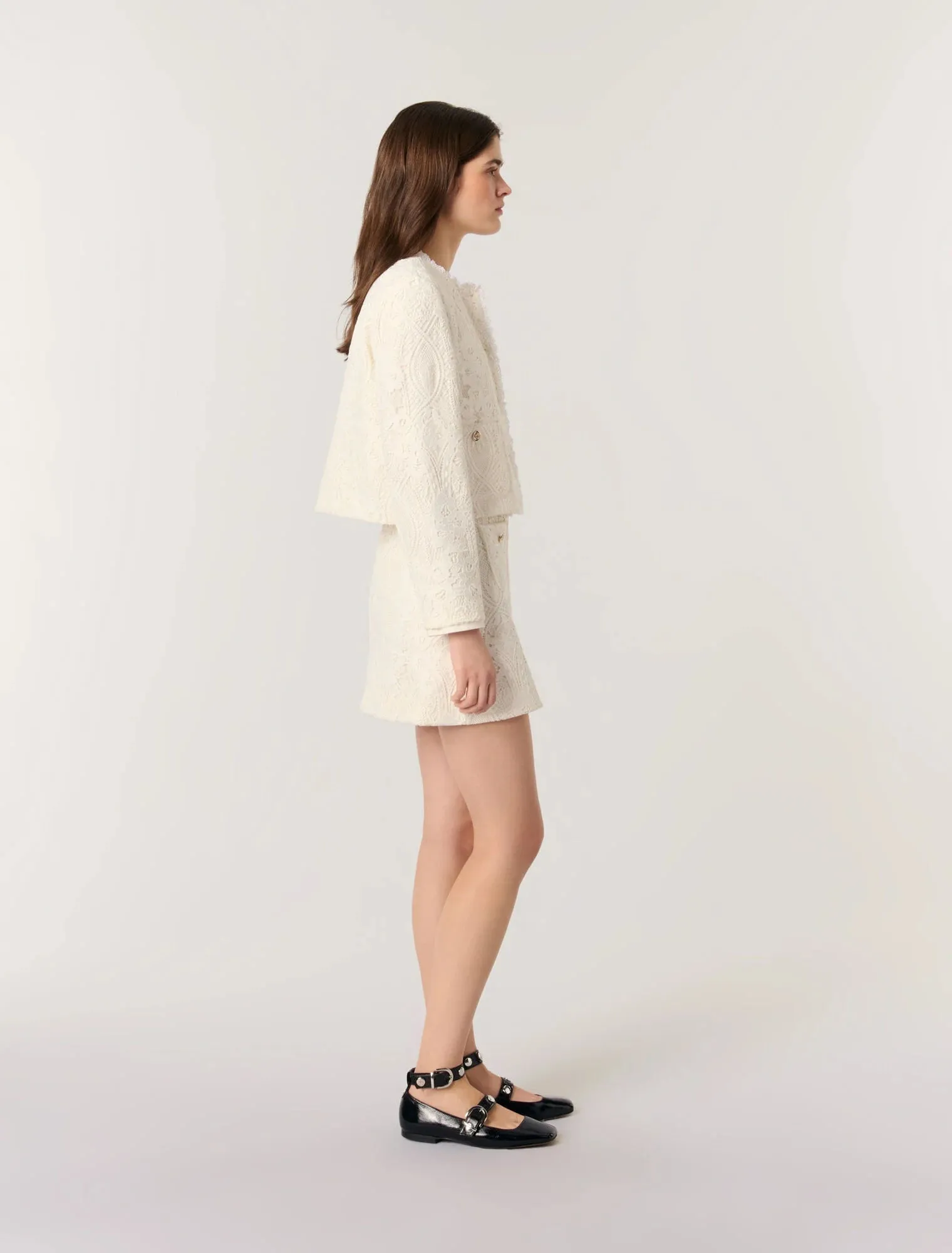 Short guipure jacket