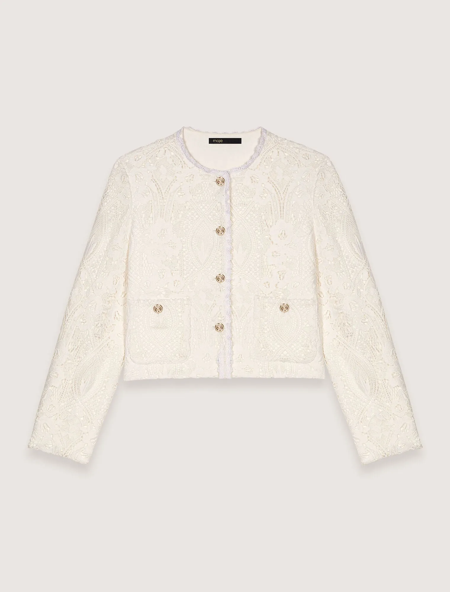 Short guipure jacket