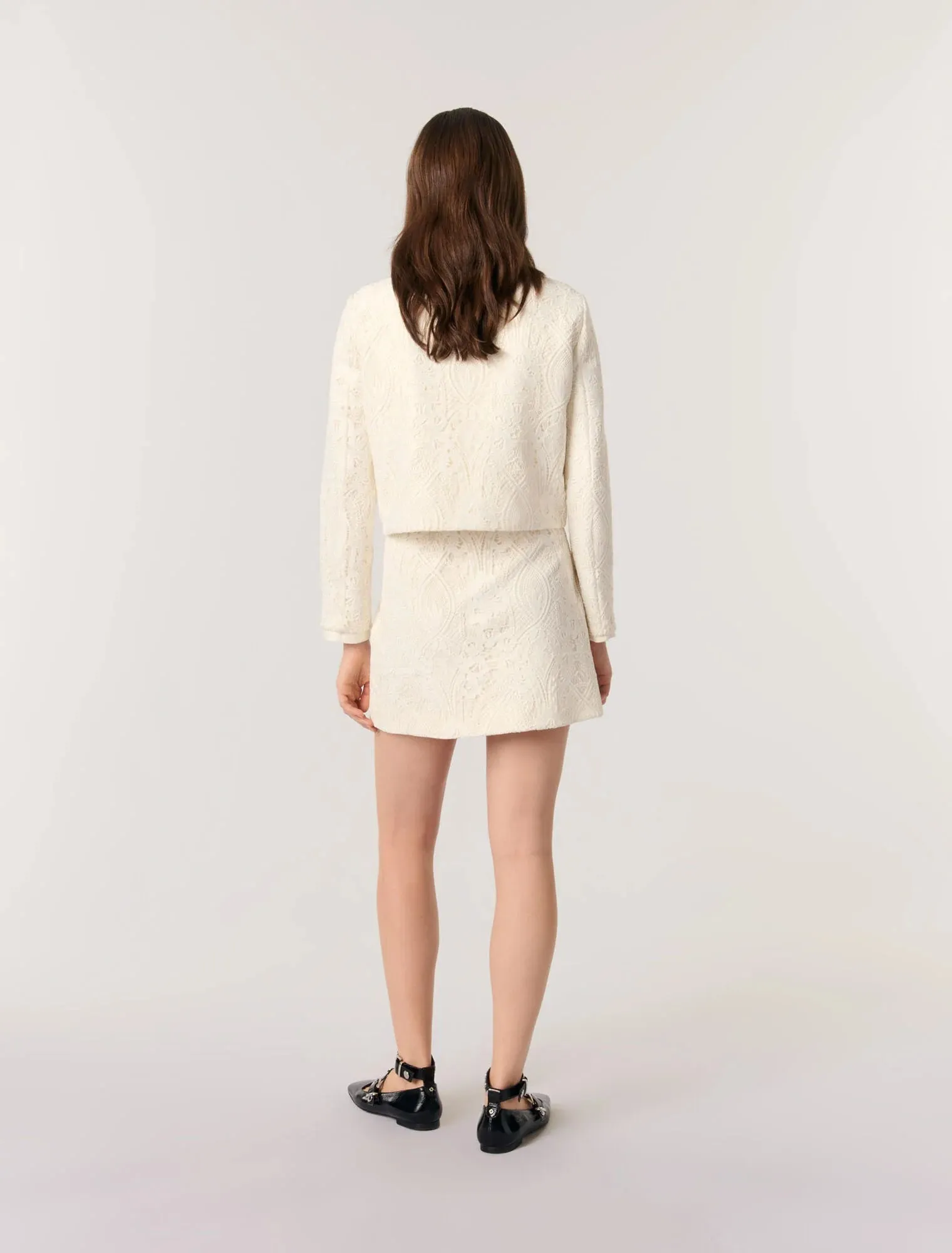 Short guipure jacket