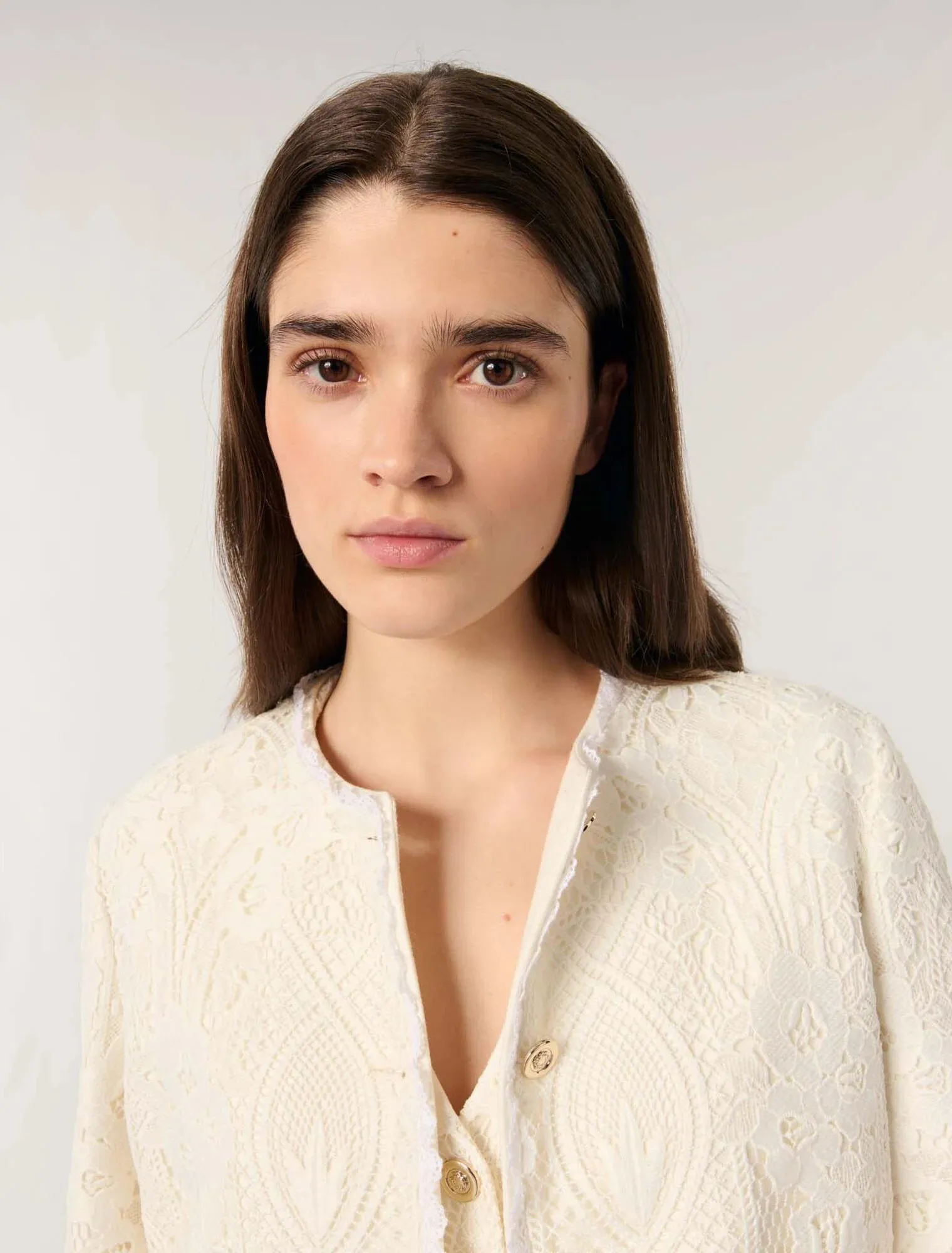 Short guipure jacket