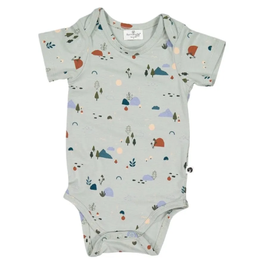 Short Sleeve Bodysuit - Garden Treasures