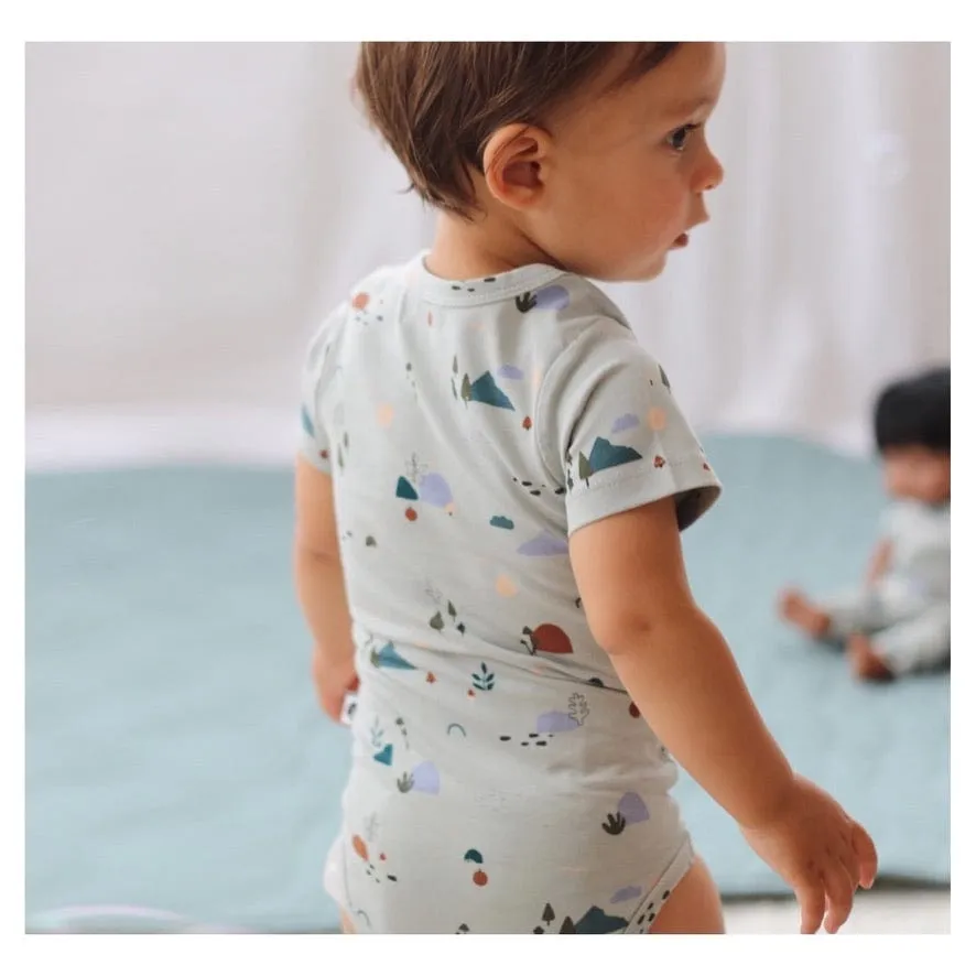 Short Sleeve Bodysuit - Garden Treasures