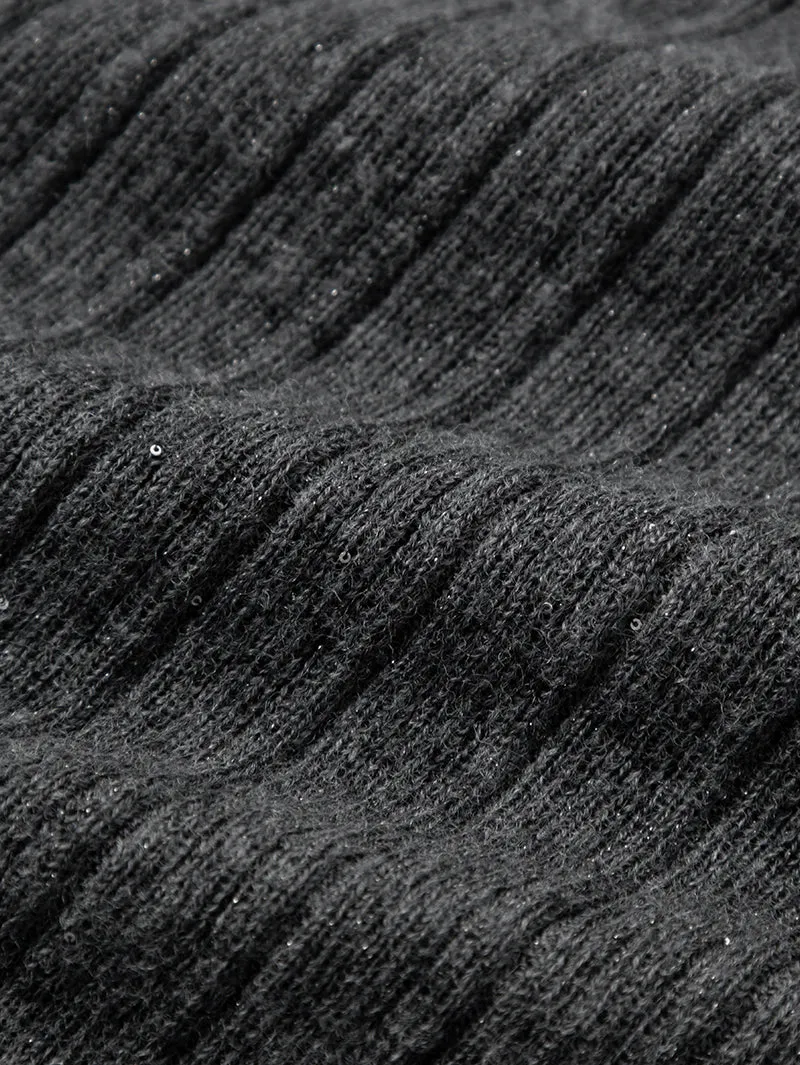 Short-Sleeved Wool Sweater