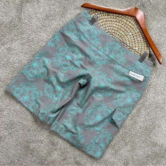 Shredly Women’s The Steph MTB Long Shorts Mountain Bike Sportswear Floral Size 4