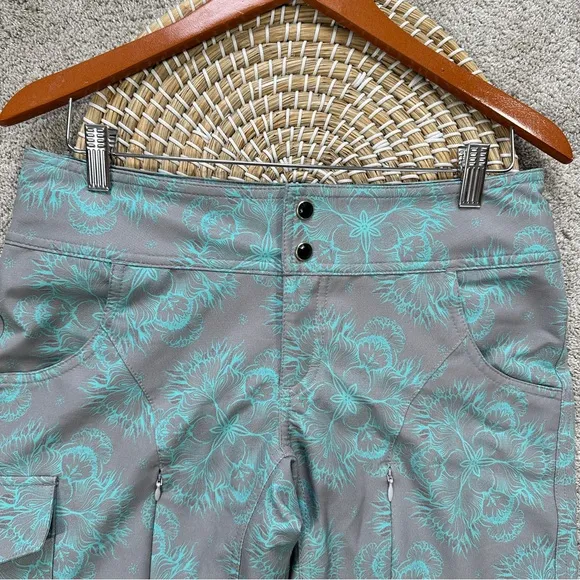 Shredly Women’s The Steph MTB Long Shorts Mountain Bike Sportswear Floral Size 4
