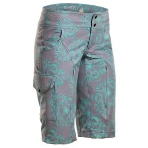 Shredly Women’s The Steph MTB Long Shorts Mountain Bike Sportswear Floral Size 4