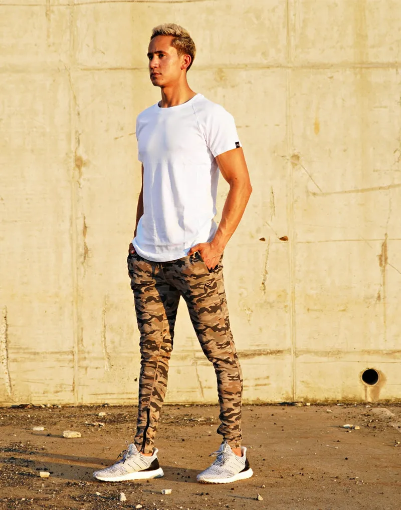 SIDE PANEL TEE - WHITE