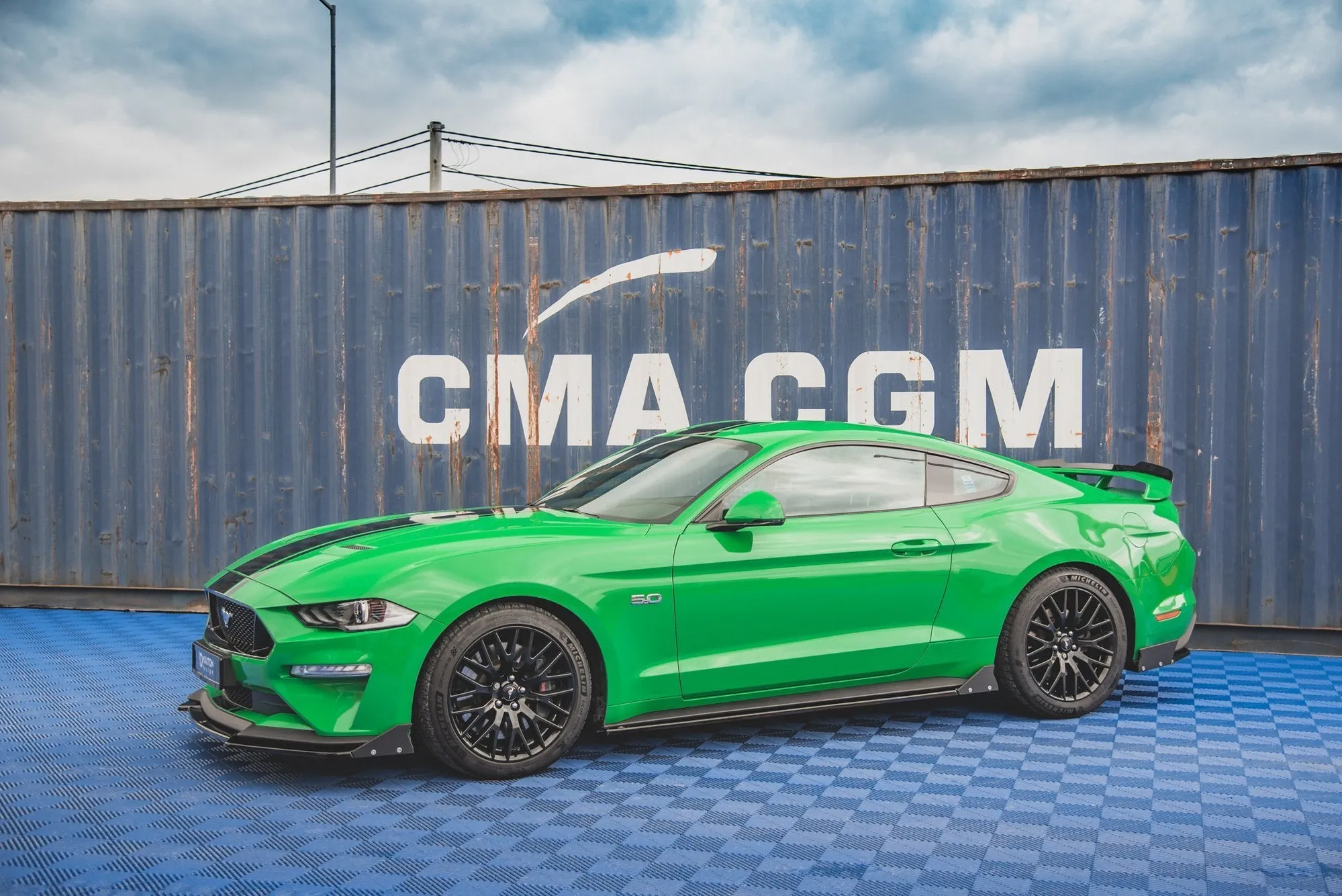 Side Skirts Diffusers   Flaps Ford Mustang GT Mk6 Facelift