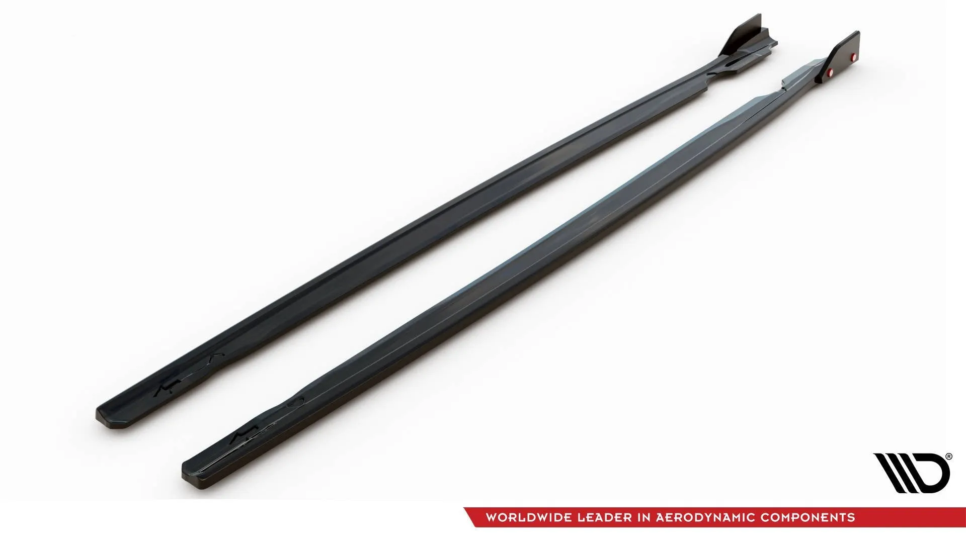 Side Skirts Diffusers V.2   Flaps Volkswagen Golf R Mk8