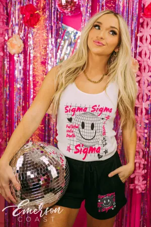 Sigma Sigma Sigma PR Disco Doodle Matching Set