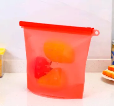 Silicone fresh-keeping bag vacuum sealed bag food frozen storage bag refrigerator food fruit storage bag