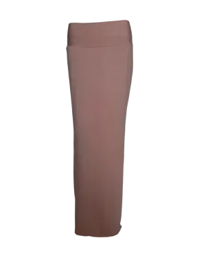 simple maxi skirt / dark rose pink