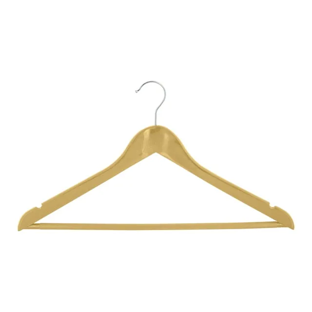 Simplify 3-Pack Roller Natural Wood Hangers