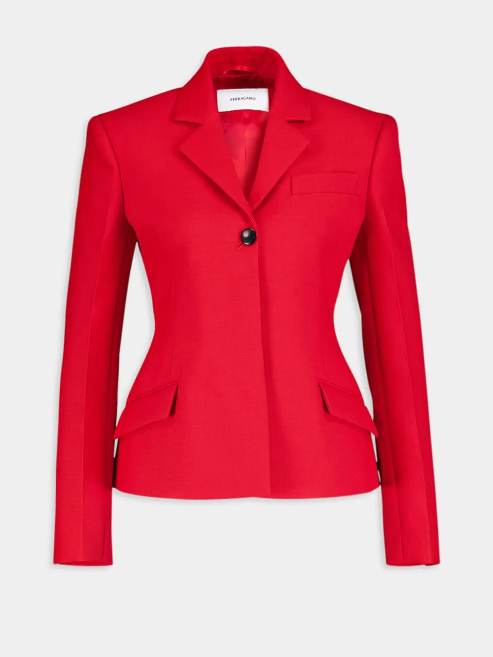 Single Breasted Wool Blazer