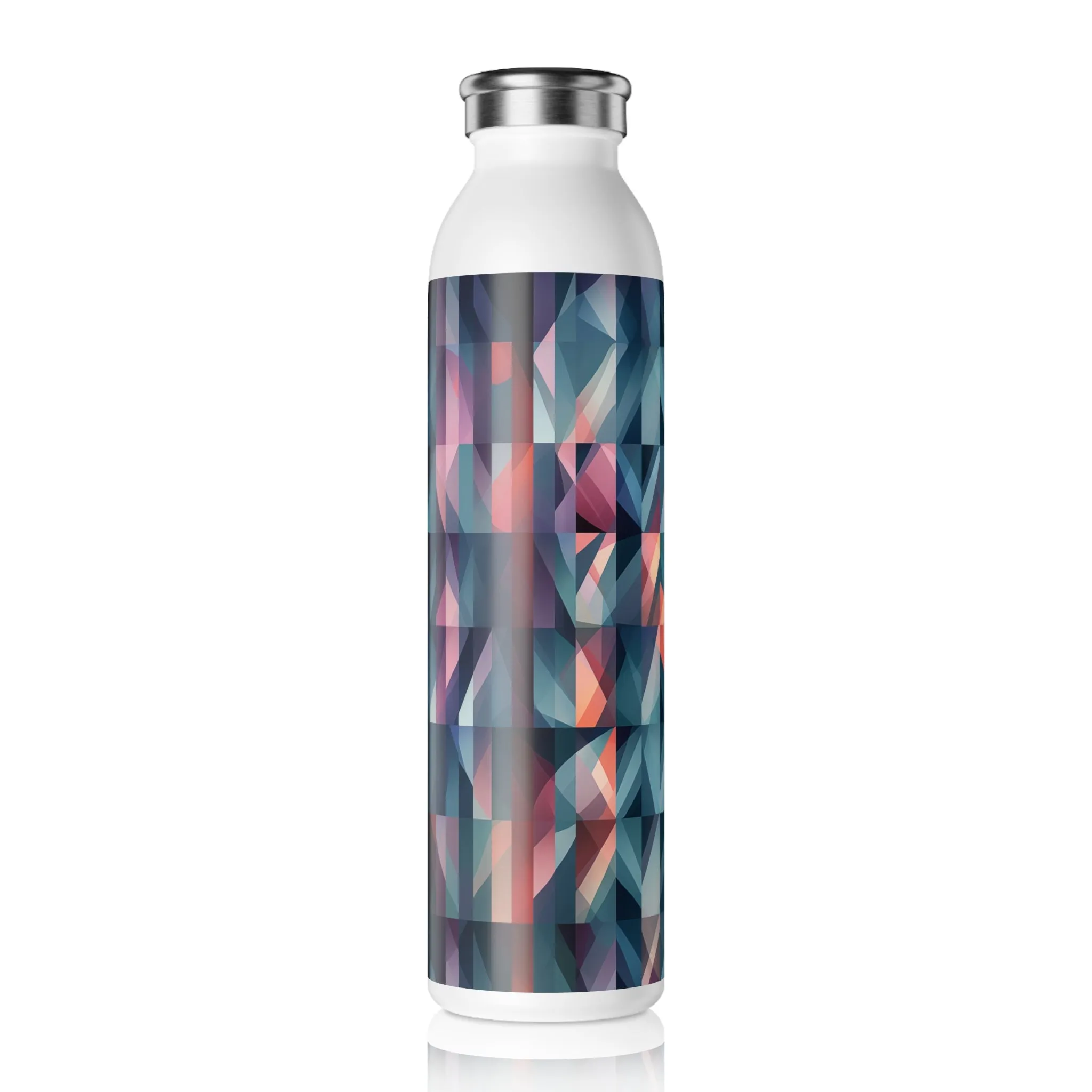 Slim Water Bottle - Neville Meaux Geometric