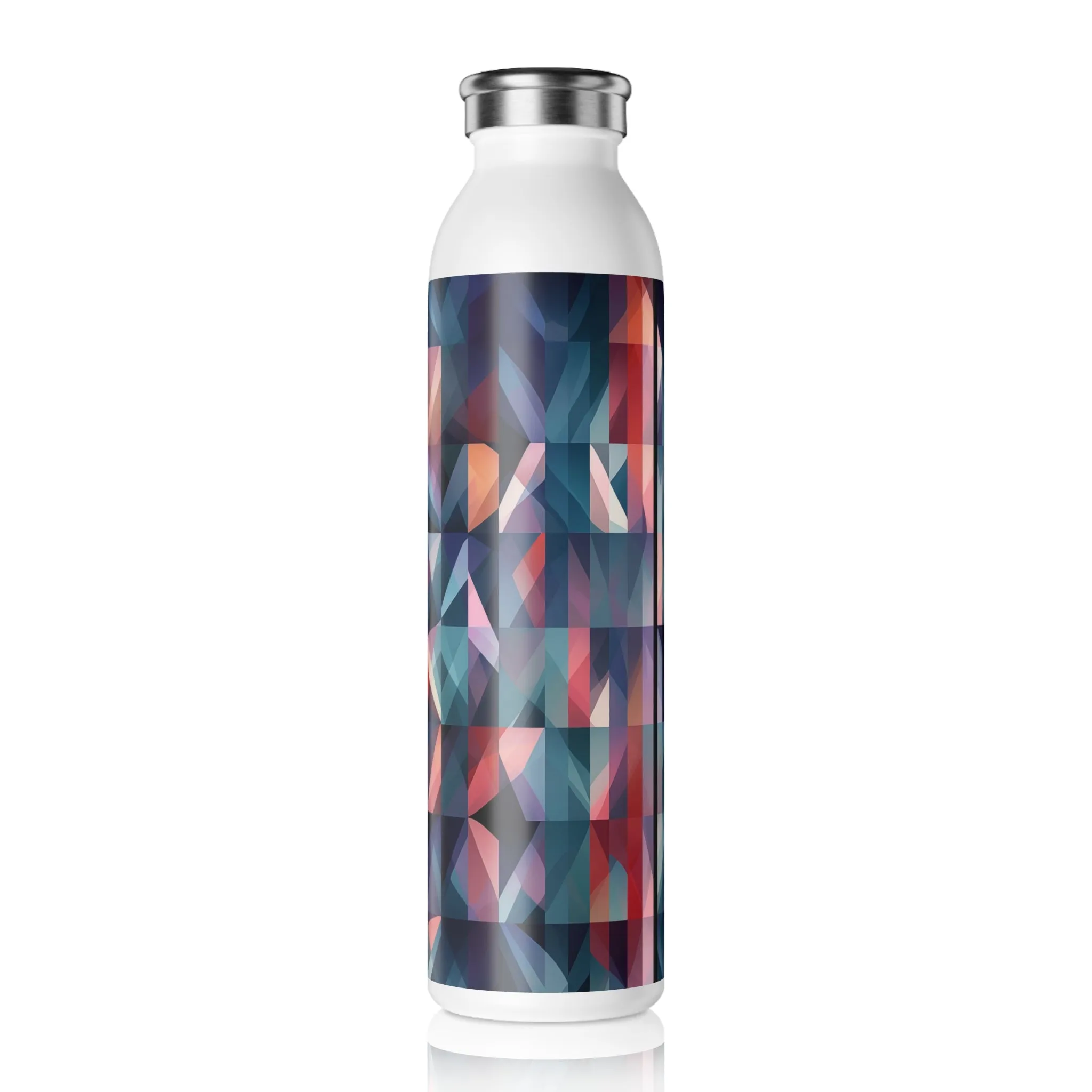 Slim Water Bottle - Neville Meaux Geometric