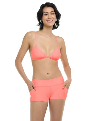 Smoothies Rider Short in Coral