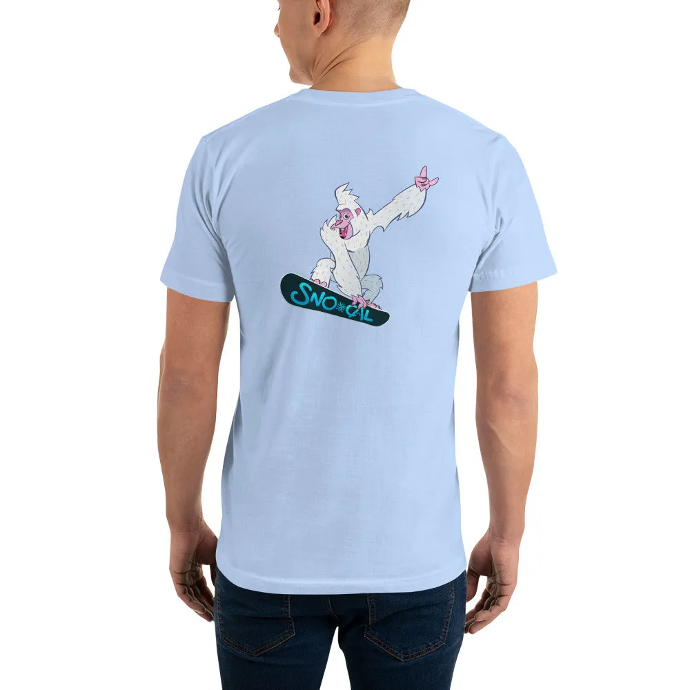 Sno Cal™ Snorilla air grab snowboard t-shirt