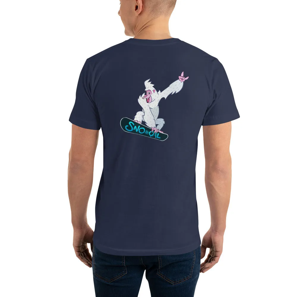 Sno Cal™ Snorilla air grab snowboard t-shirt
