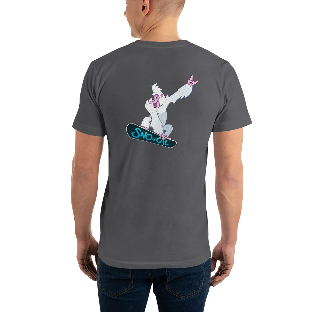 Sno Cal™ Snorilla air grab snowboard t-shirt