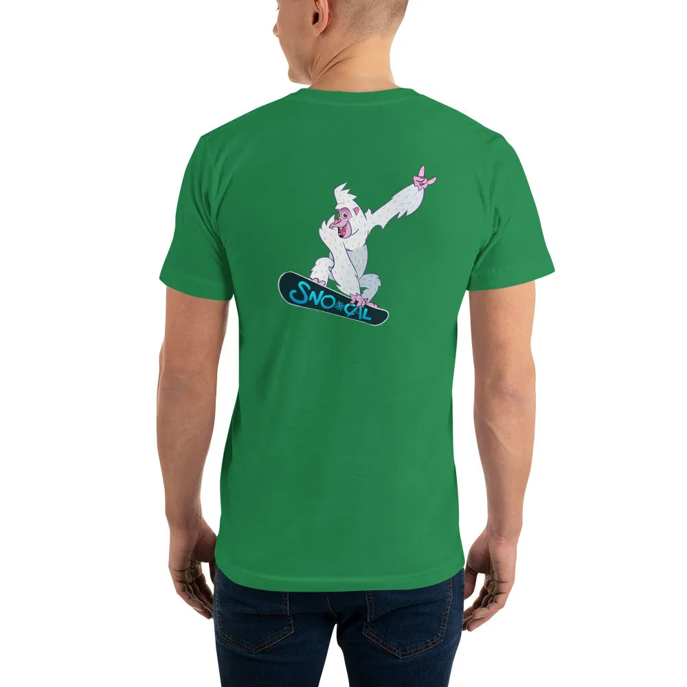 Sno Cal™ Snorilla air grab snowboard t-shirt