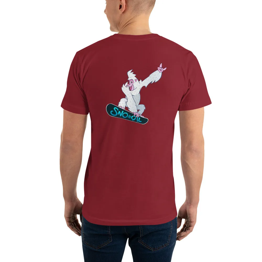 Sno Cal™ Snorilla air grab snowboard t-shirt